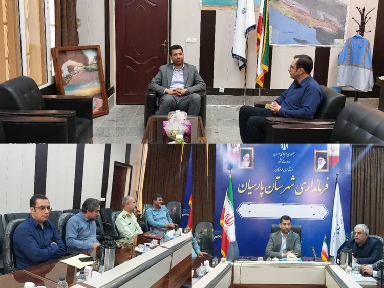 دیدار با فرماندار شهرستان پارسیان به مناسبت هفته دامپزشکی